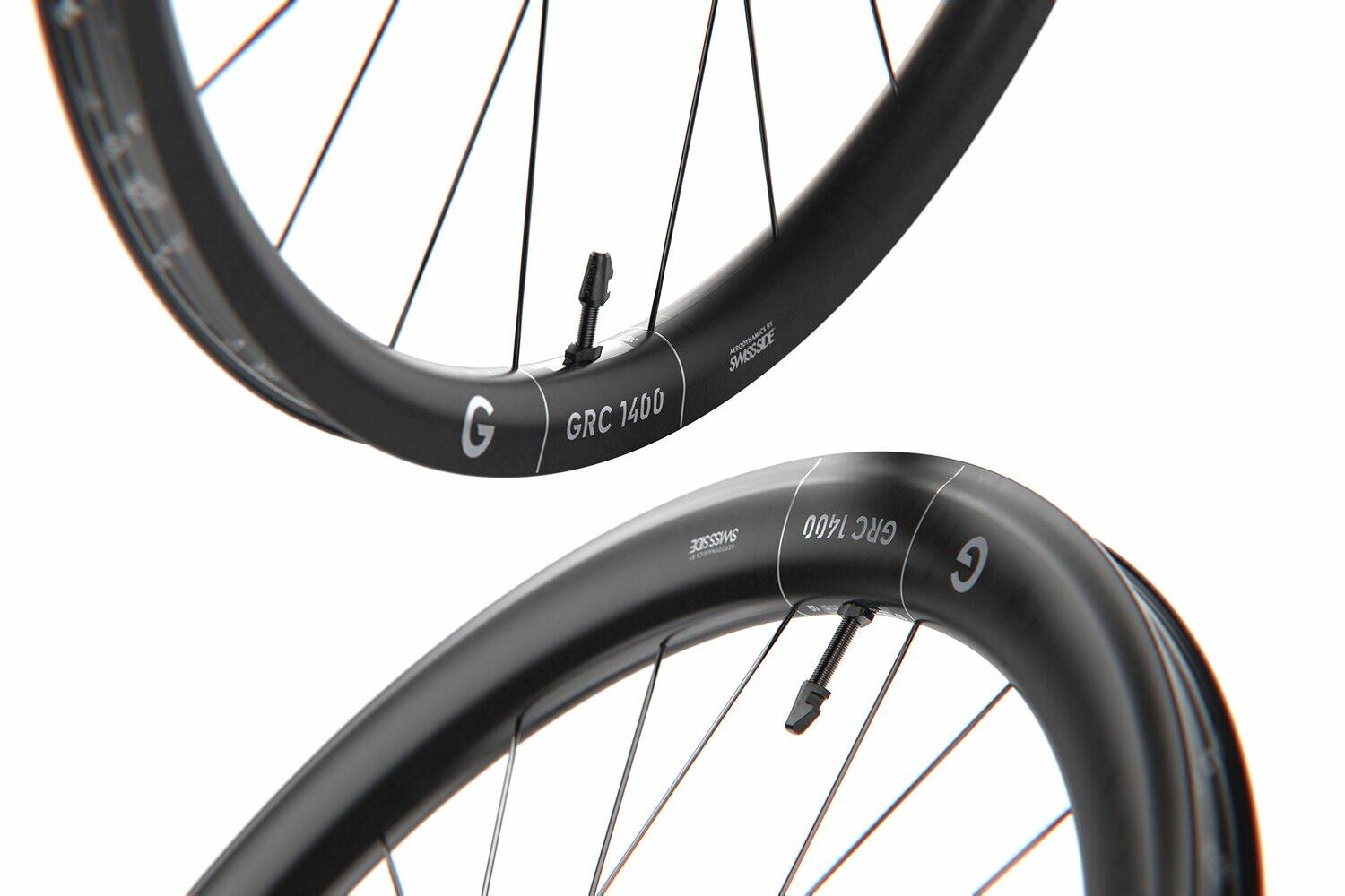 Ruota gravel GRC 1400 DICUT 700C Center Lock 30 mm Nera 4/5