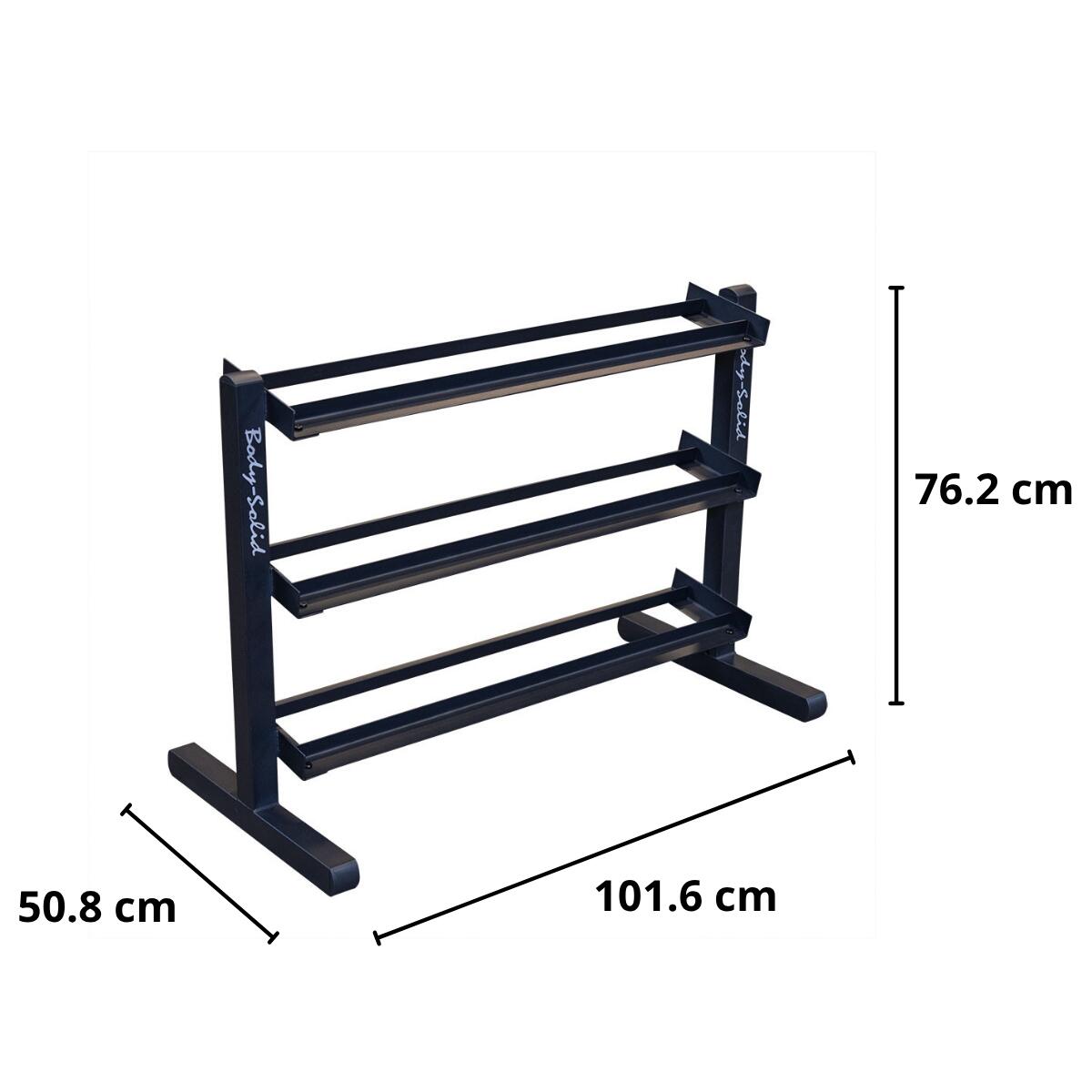 GDR363B Estante para Mancuernas de 3 Niveles 4/5