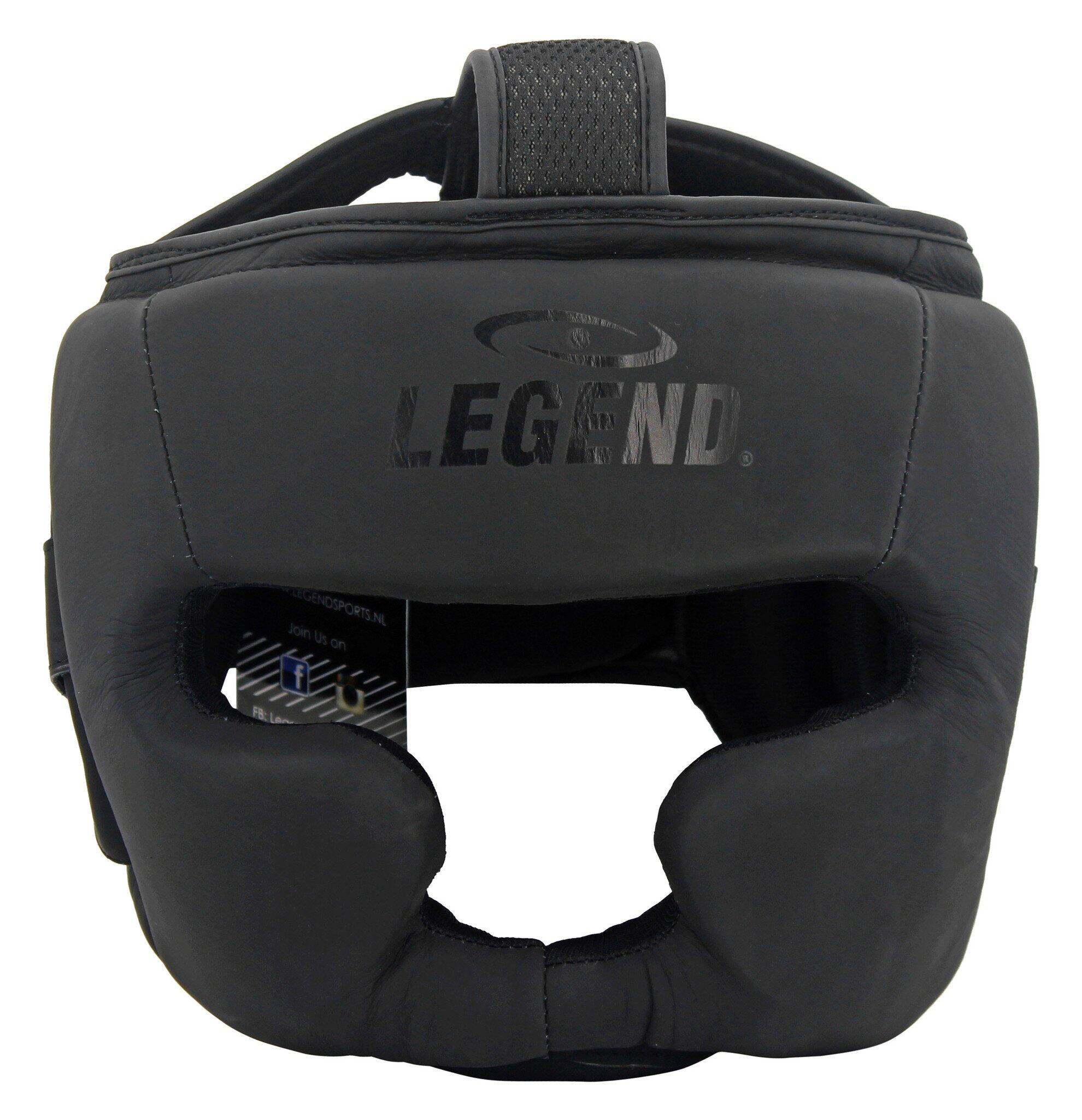 Casque Cuir PRO Noir Mat 6/6