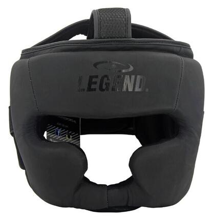 Kopfschutz Leder PRO Mattschwarz