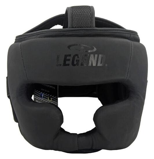 Kopfschutz Leder PRO Mattschwarz