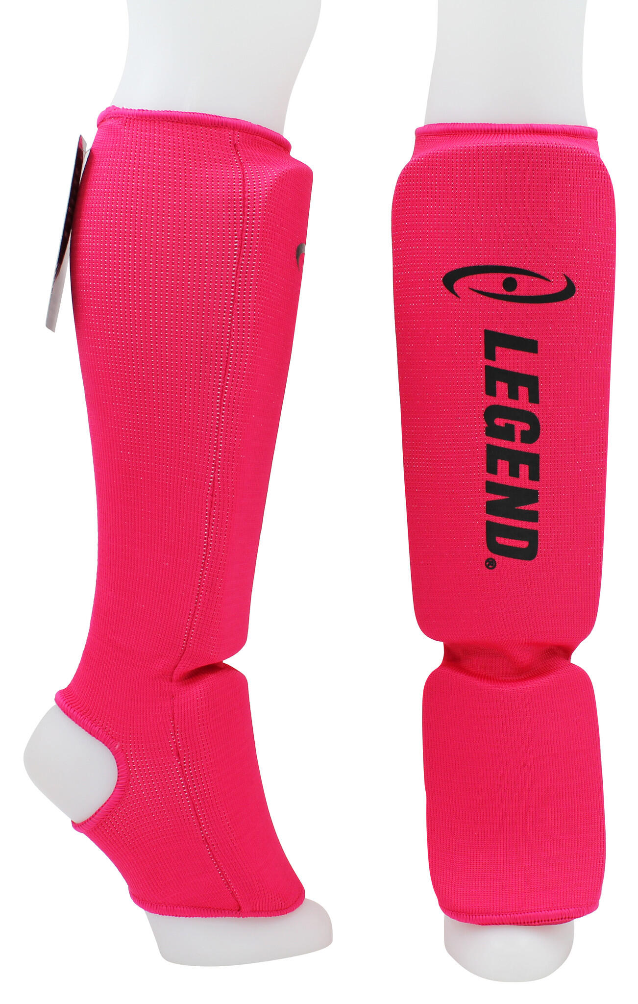 Protège-tibias Legend Easy Filles/Dames Rose Élastique 6/6