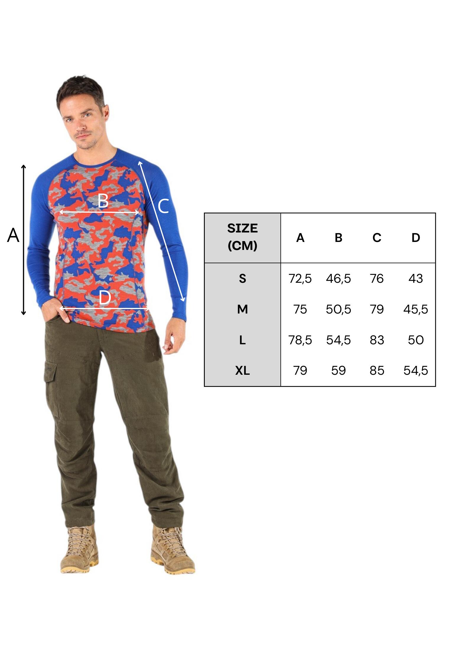 Koszulka męska z długim rękawem z 100% wełny Merino (230 g/m²) Woolona Asker 5/5