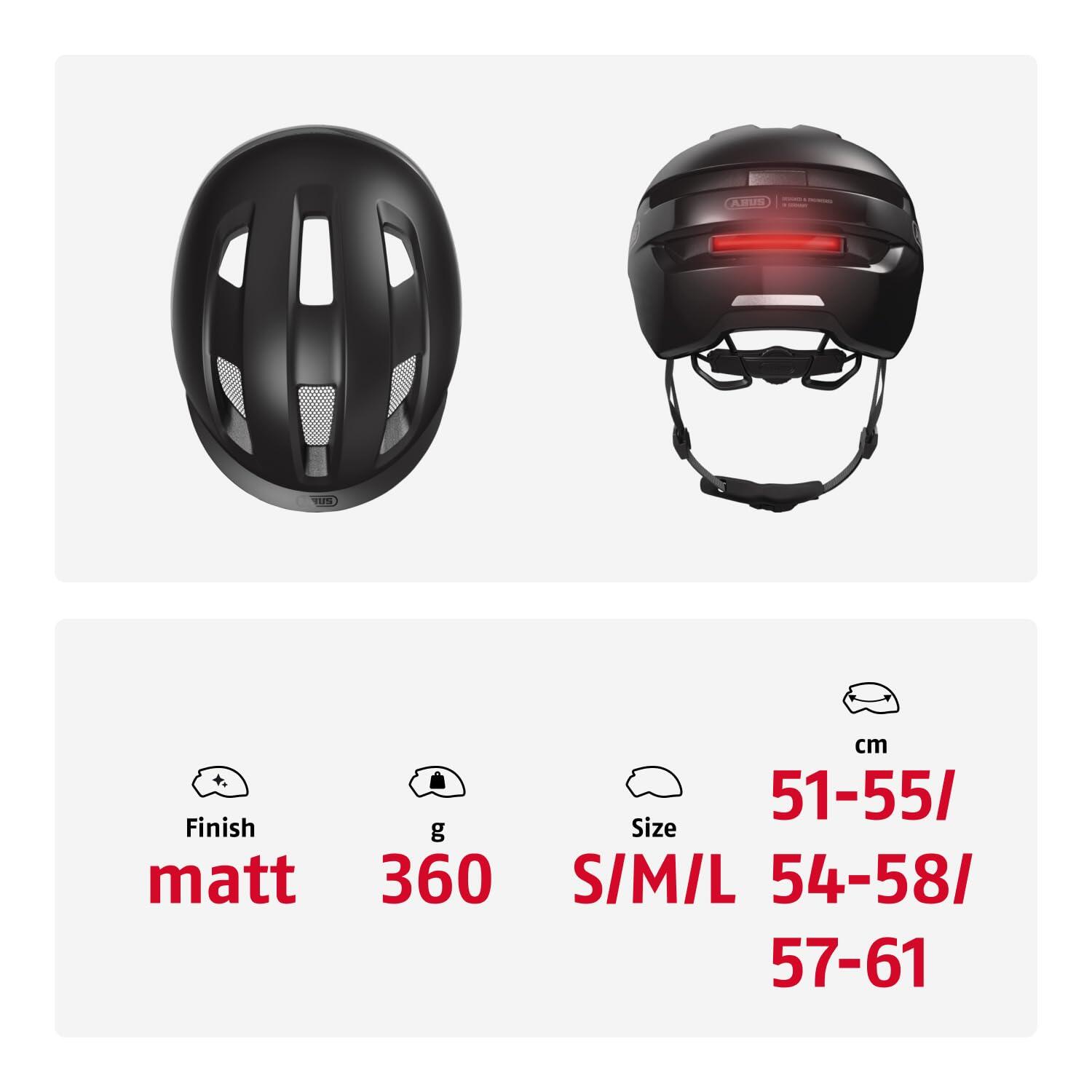 Casco per bici da città "Purl-Y Ace", nero opaco 5/7