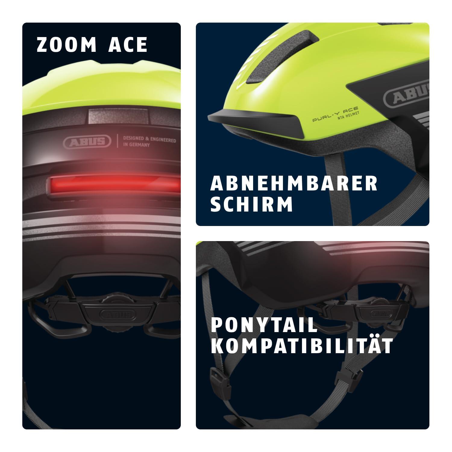 Casque Abus Purl-Y Ace Signal Jaune S 51-55 cm 3/7