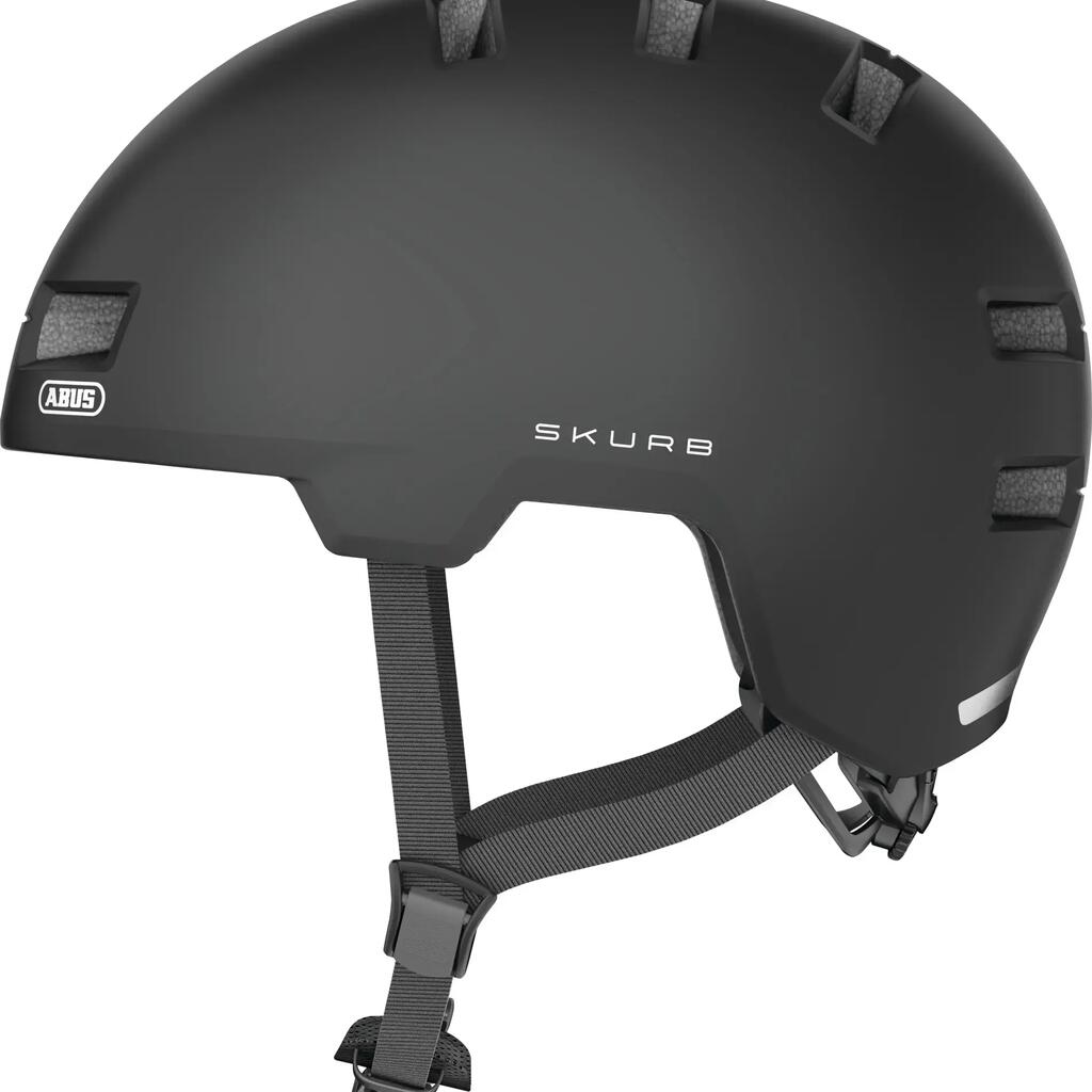 ABUS Skurb Helmet Velvet Black M 55-59cm - Stylish and Safe