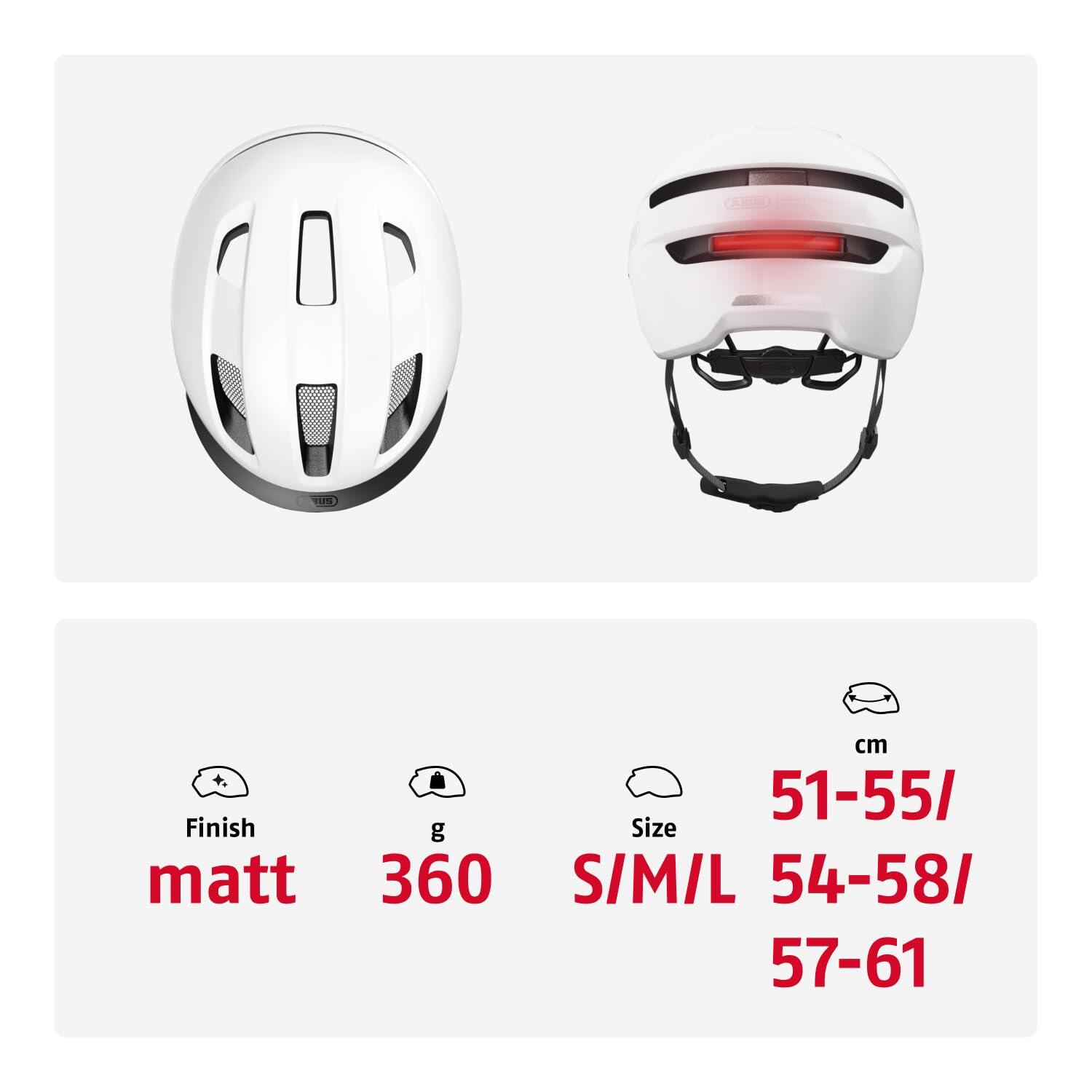 Casco Abus Purl-Y Ace Polar Blanco S 51-55 cm 5/7