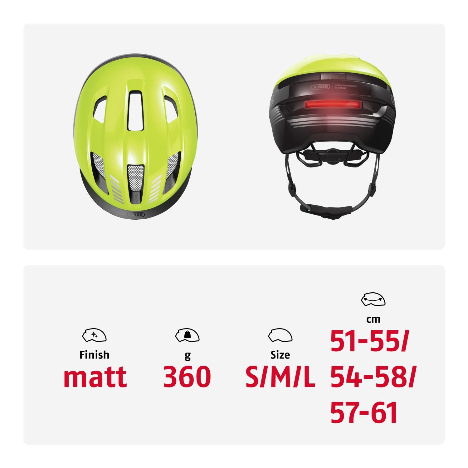 Casque Abus Purl-Y Ace Signal Jaune S 51-55 cm 5/7
