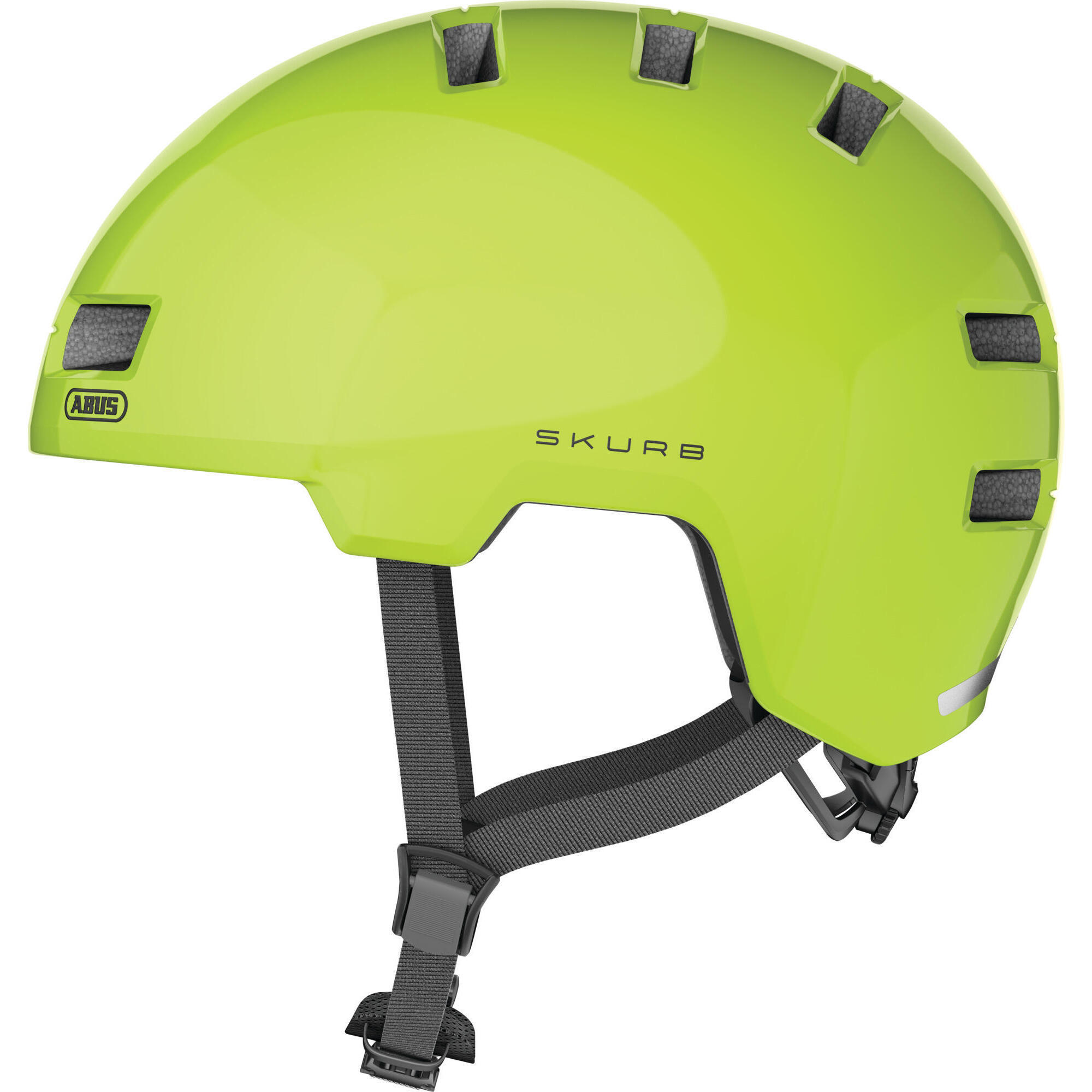 Abus - Casque Vélo Abus Skurb - Casque - Gris|jaune|orange - 58-61 Cm - Decathlon