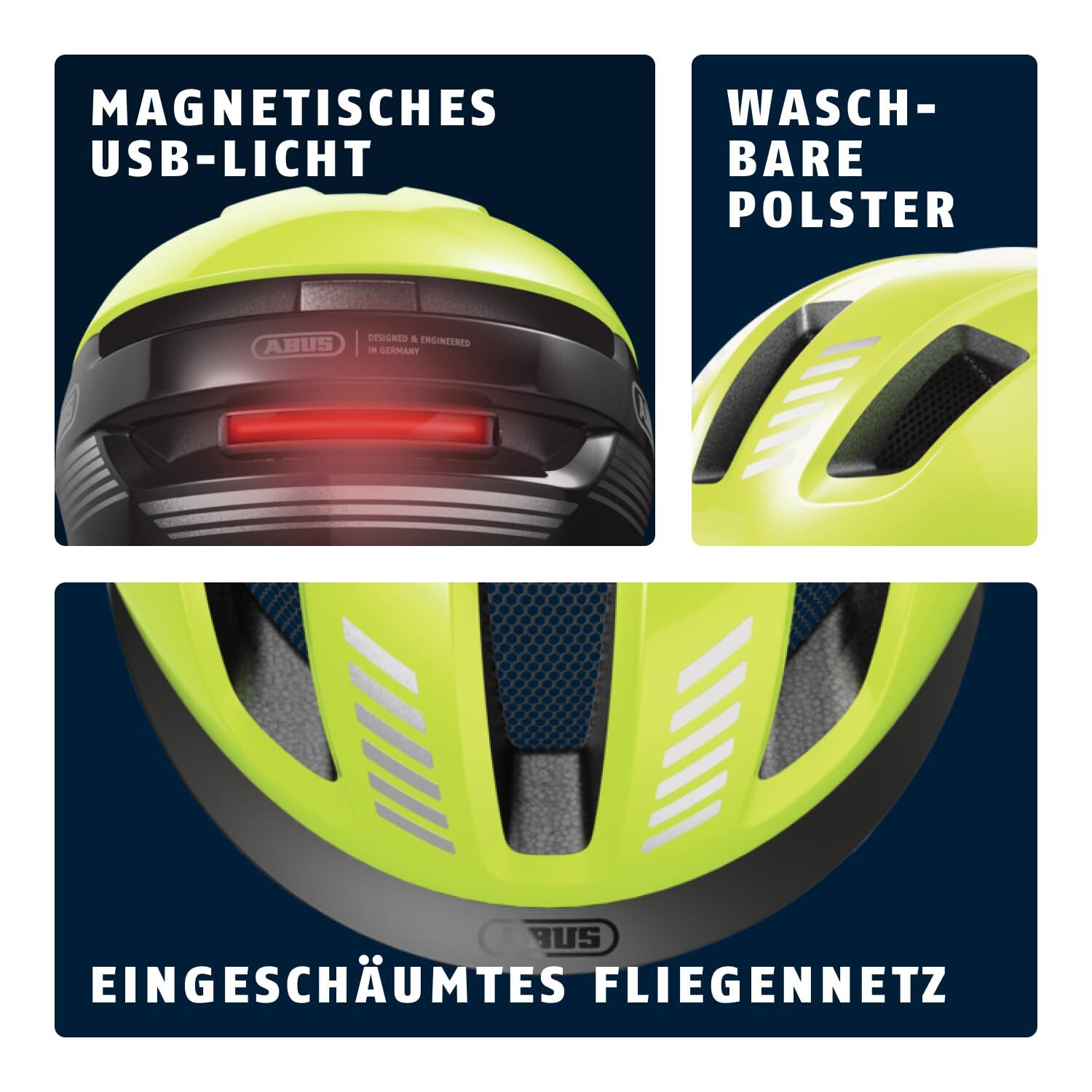 Casque Abus Purl-Y Ace Signal Jaune S 51-55 cm 4/7