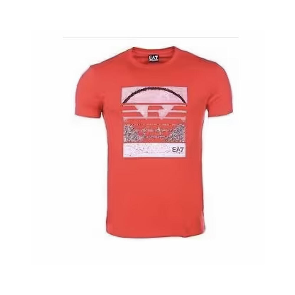 Ea7 - Tee-shirt Ea7 Emporio Armani - T-shirt Manches Courtes - Rouge - 52 2xl - Decathlon