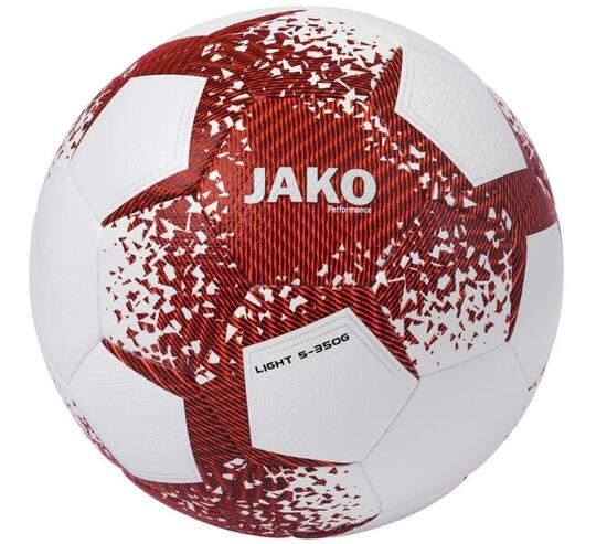 Jako Performance Trainingsball Lightball - 2308 702 Weiß - Weinrot - Orange