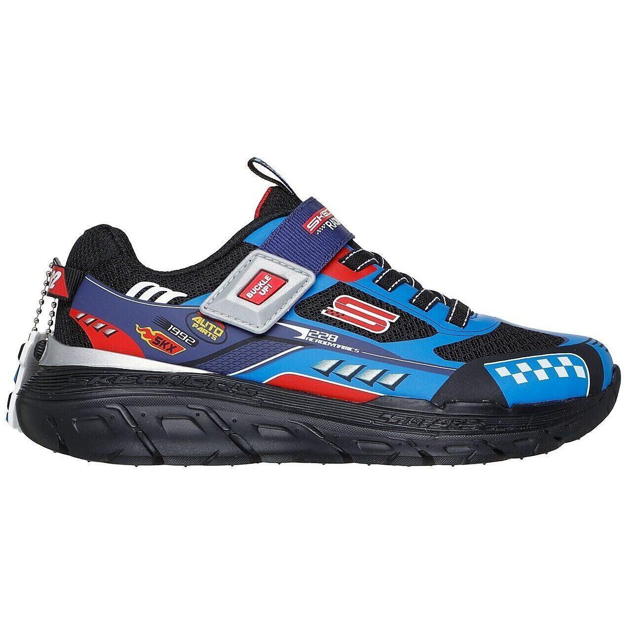 Calçado Skechers Skech Tracks, Azul, Crianças 3/7