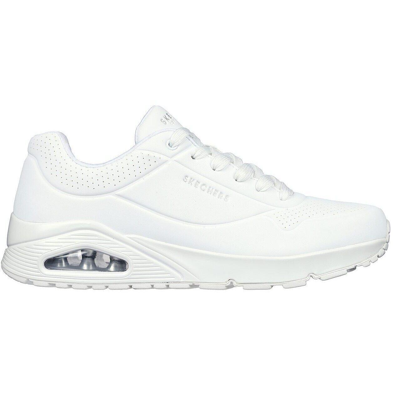 Scarpe da ginnastica Skechers Uno Stand On Air, Bianca, Uomini 3/5