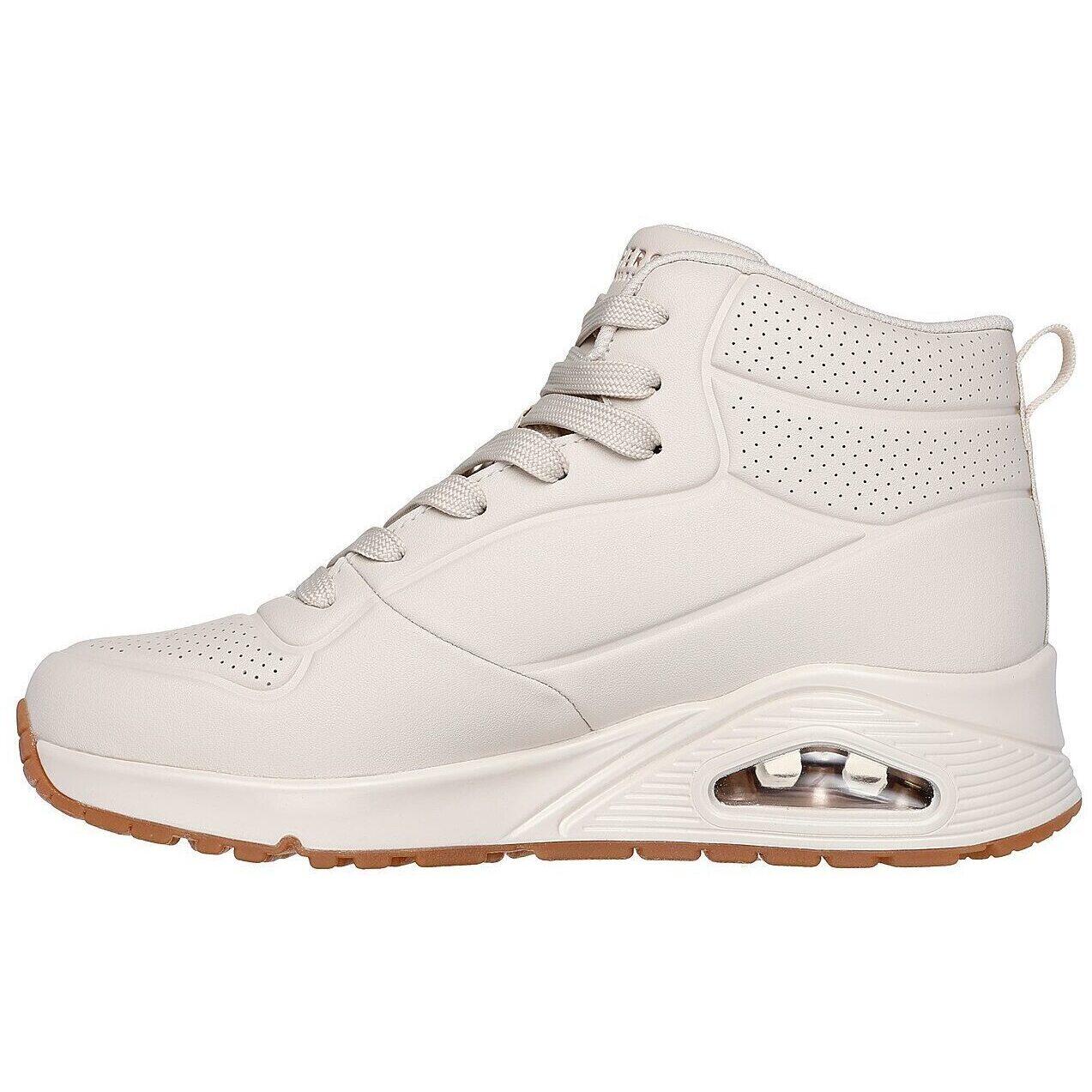 Baskets Skechers Uno - Stand High, Beige, Femmes 5/5