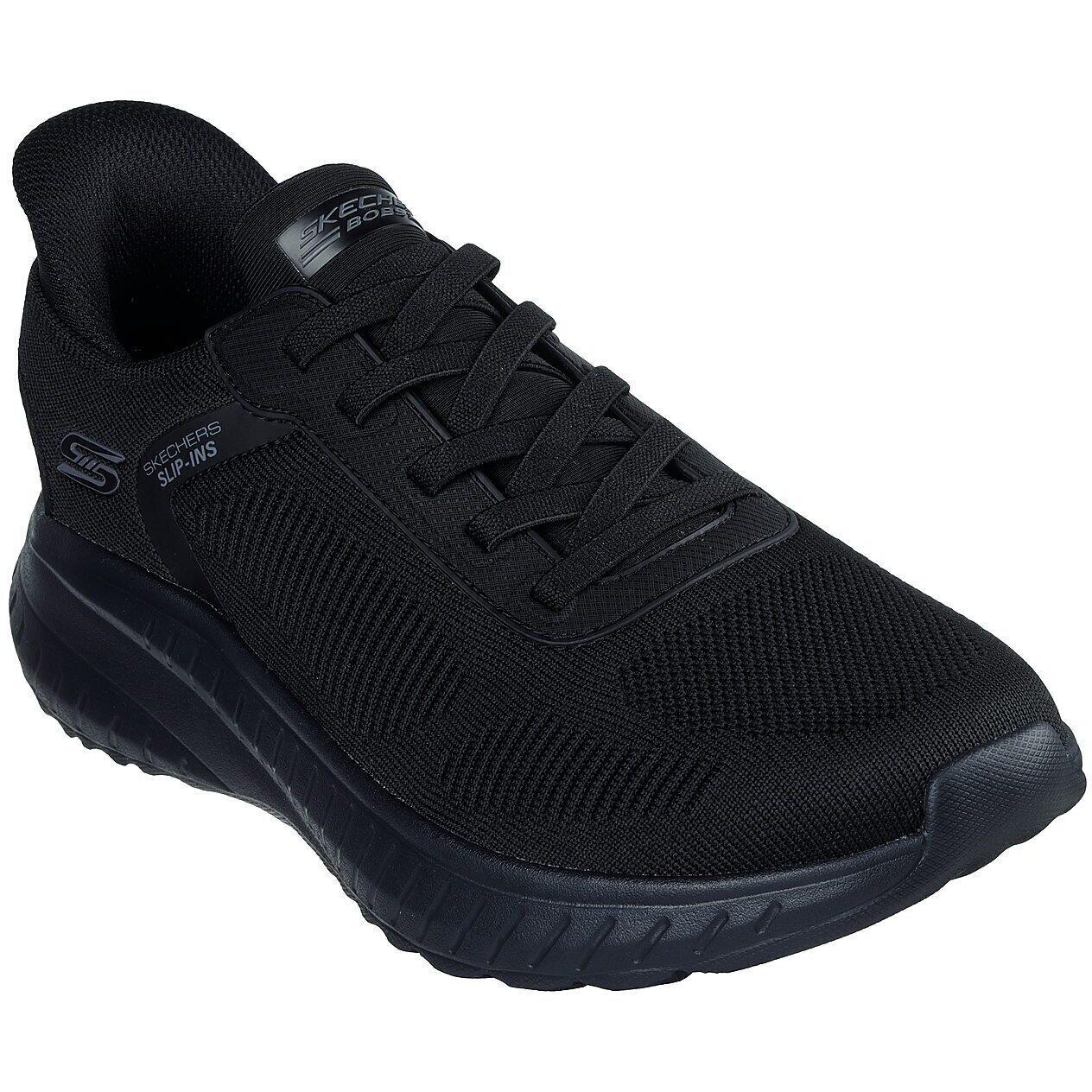 Skechers - Baskets Skechers Bob Squad Chaos - Solid Step, Noir, Hommes - Chaussures De Sport - Noir - Decathlon