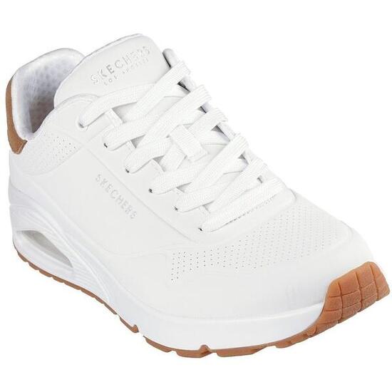 Zapatillas Skechers Uno - Suited On Air, Blanco, Hombre