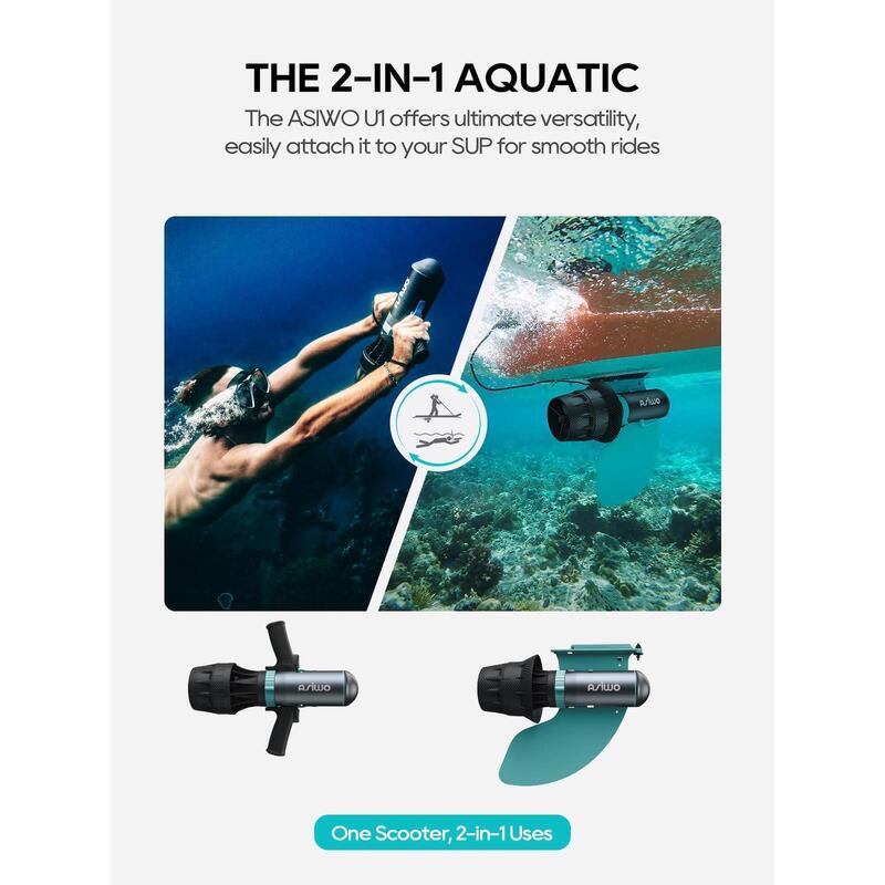 ASIWO U1 - Propulsor pentru Scafandri & Motor Electric pentru SUP