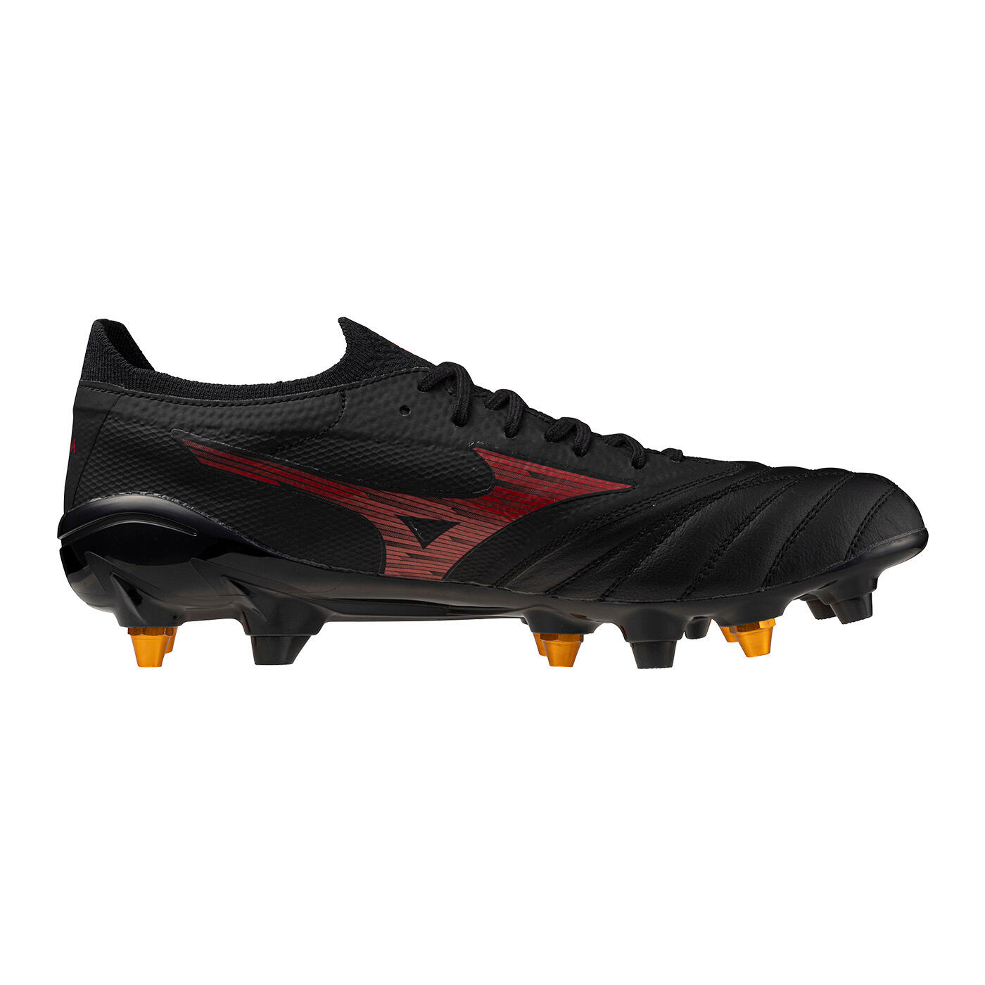 Scarpe da rugby Mizuno Morelia Neo IV B Elite Mix Nero e rosso 3/6