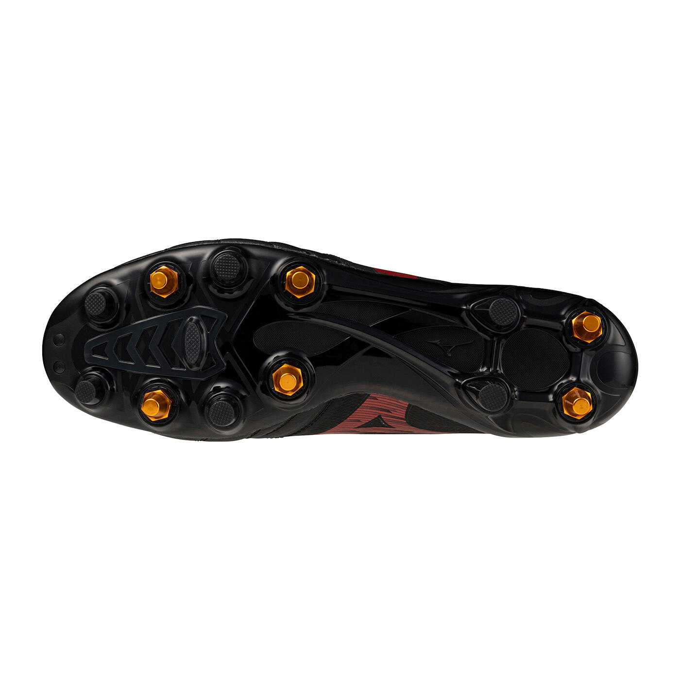 Scarpe da rugby Mizuno Morelia Neo IV B Elite Mix Nero e rosso 2/6