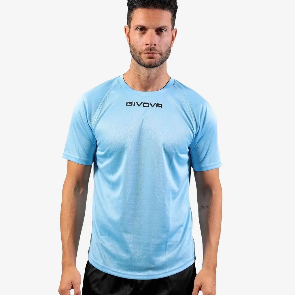 Sports T-shirt Givova One Microforata Blue