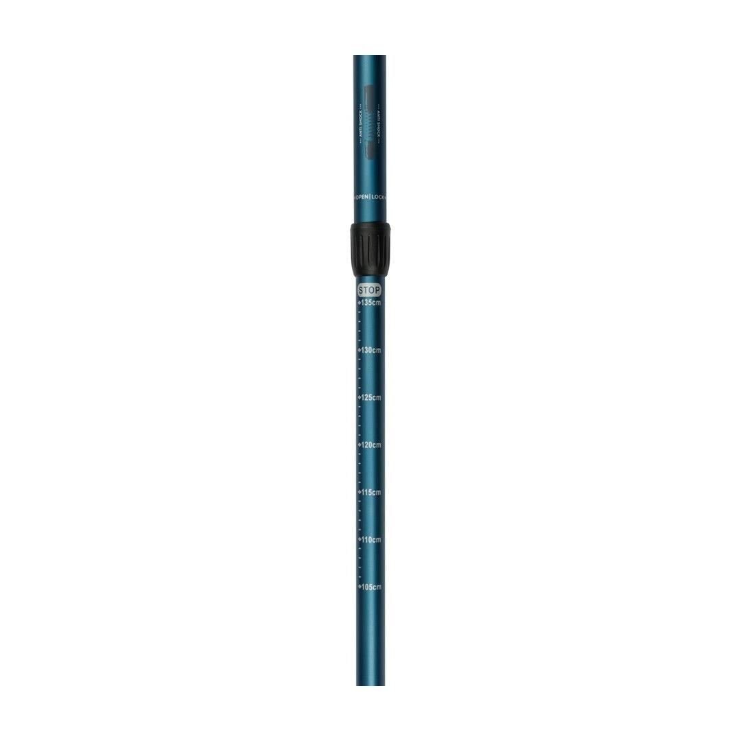Set di bastoni da passeggio - Regolabili con precisione 63 - 135 cm - Blu 3/6