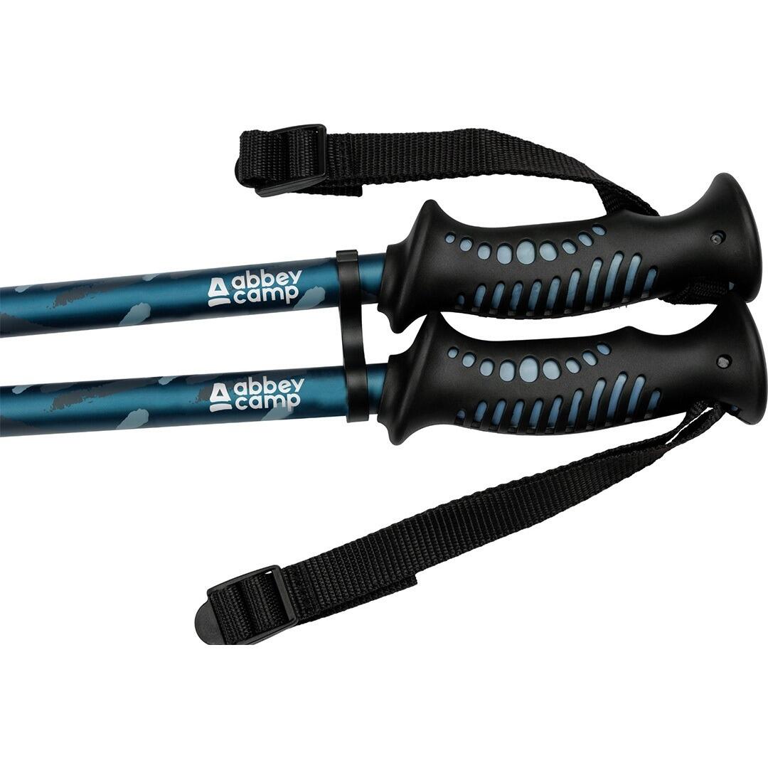 Set di bastoni da passeggio - Regolabili con precisione 63 - 135 cm - Blu 2/6