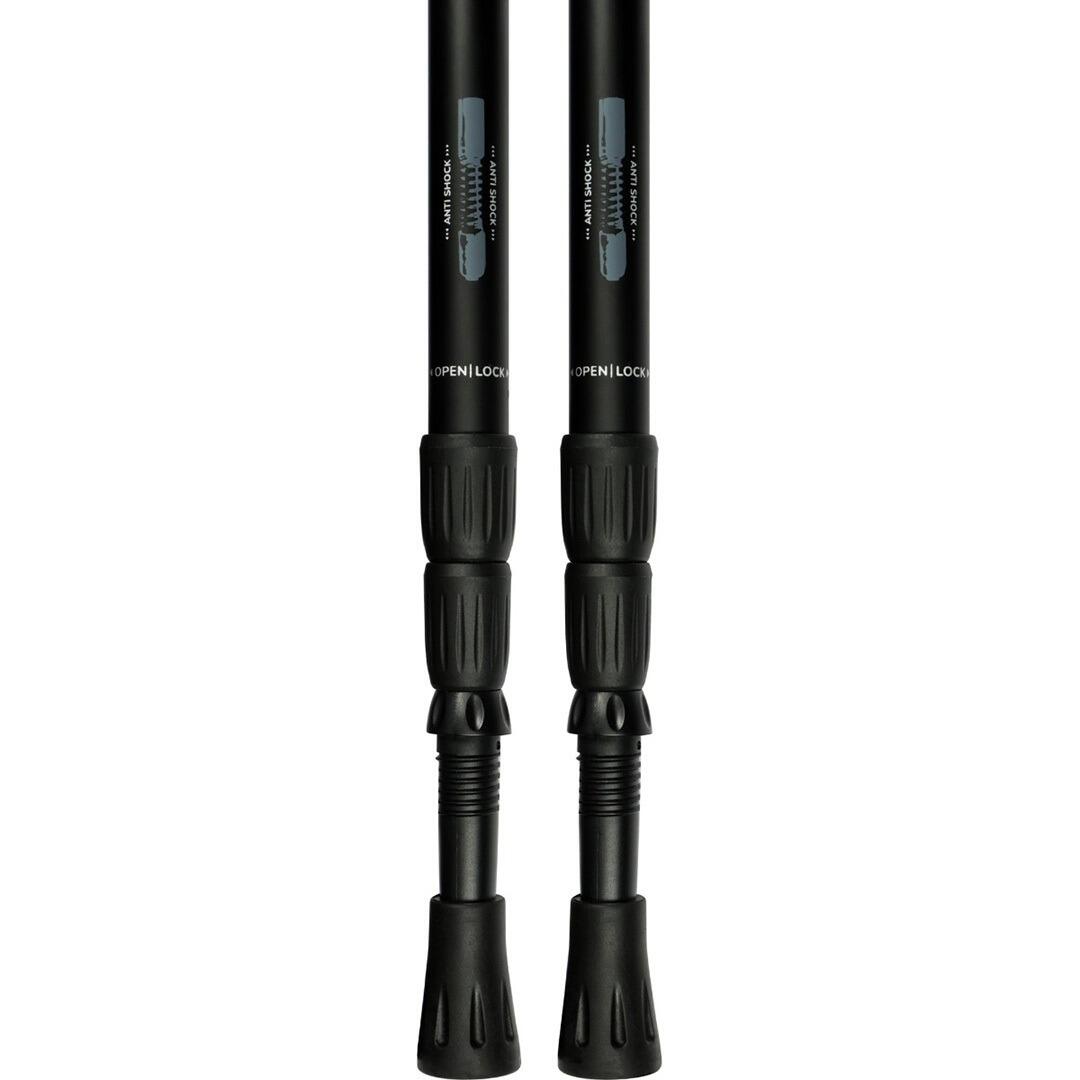 Wandelstokken set - Precies verstelbaar 63 - 135 cm - Zwart 5/6
