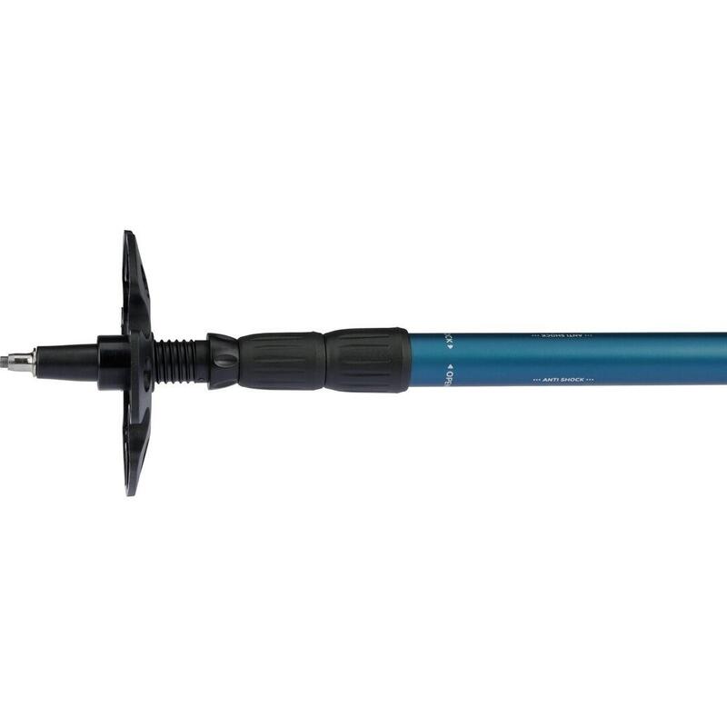 Set bastoane de mers - Reglabile cu precizie 63 - 135 cm - Albastru