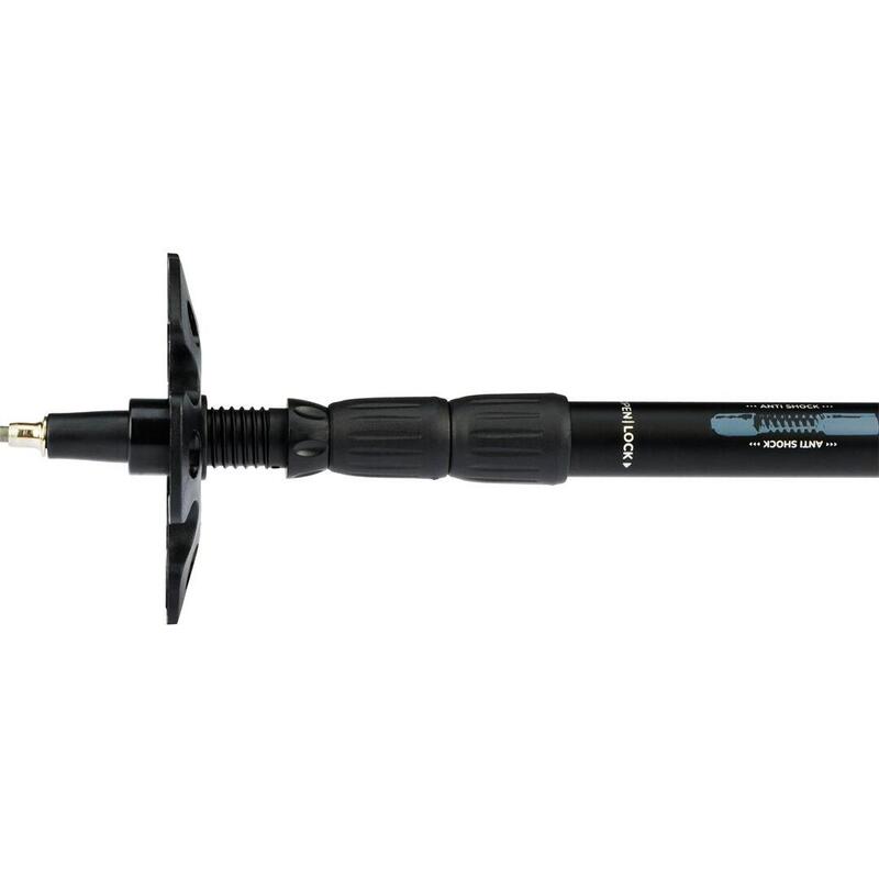Set bastoane de mers - Reglabile cu precizie 63 - 135 cm - Negre