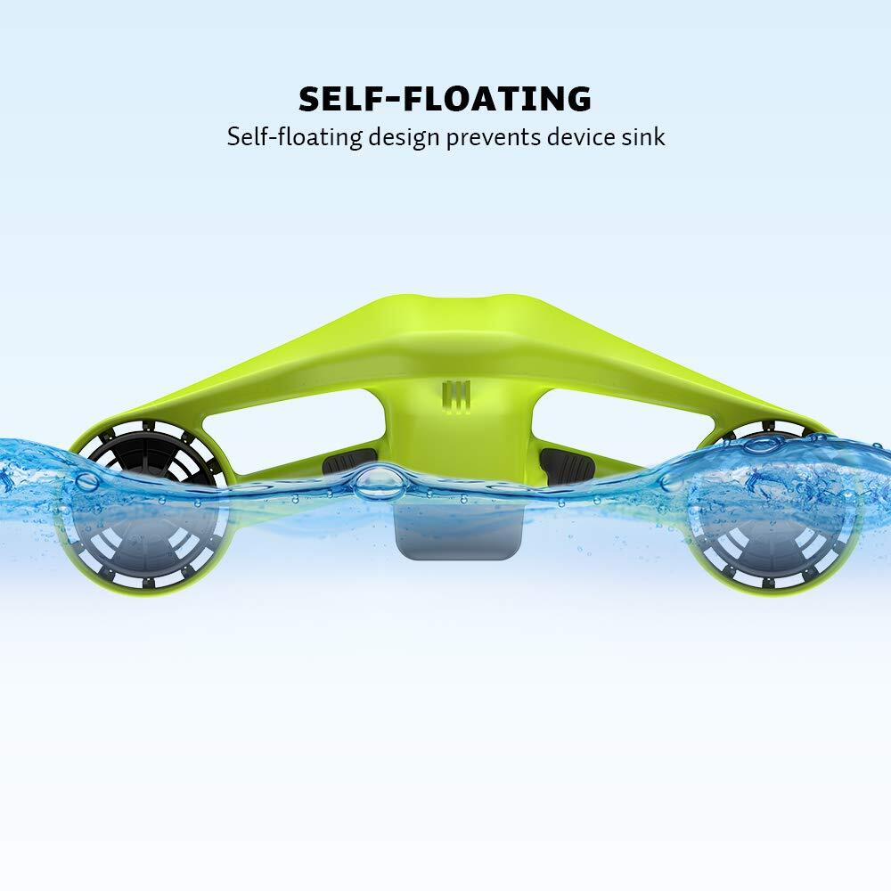 Scooter Submarina-Patinete Subacuático Eléctrico-Dual Motor-para Bucear Nadar 3/9
