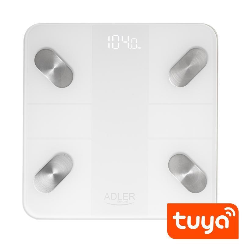 Cantar electronic inteligent de baie Adler AD 8186, Bluetooth, Tuya