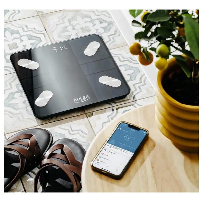 Cantar electronic inteligent de baie Adler AD 8186, Bluetooth, Tuya