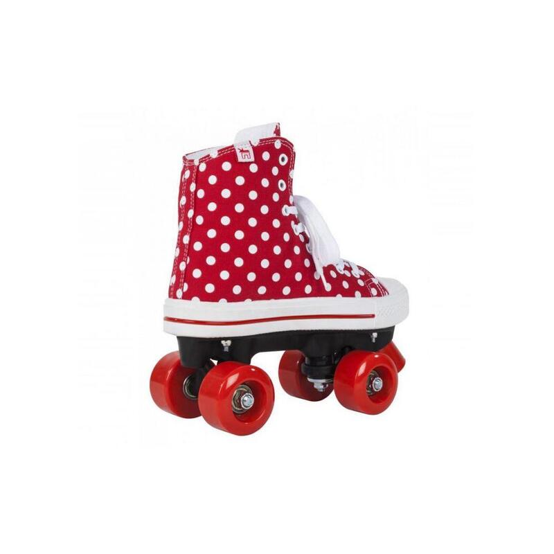 Role ROOKIE CANVAS HIGH POLKA DOTS, 35 (Rosu)