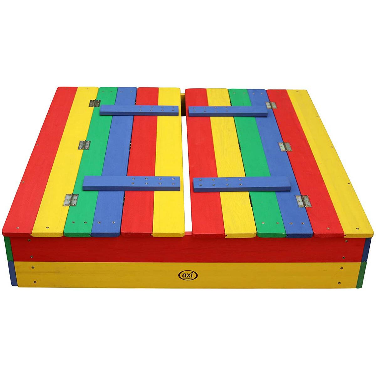 AXI ELLA Zandbak met bankjes Regenboog 100x95x20cm 4/7