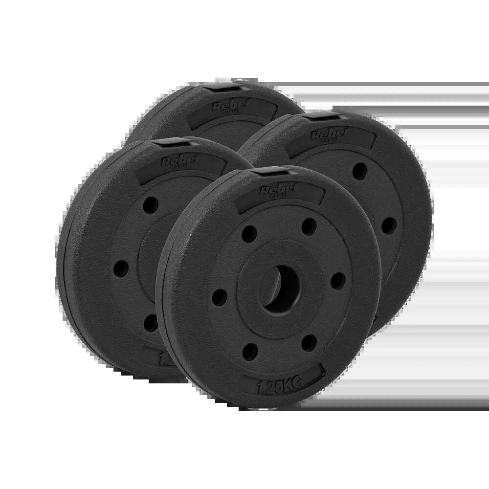 Obciążenie bitumiczne zestaw obciążeń 4x1.25kg 5kg 31mm talerze Rebel 1/7