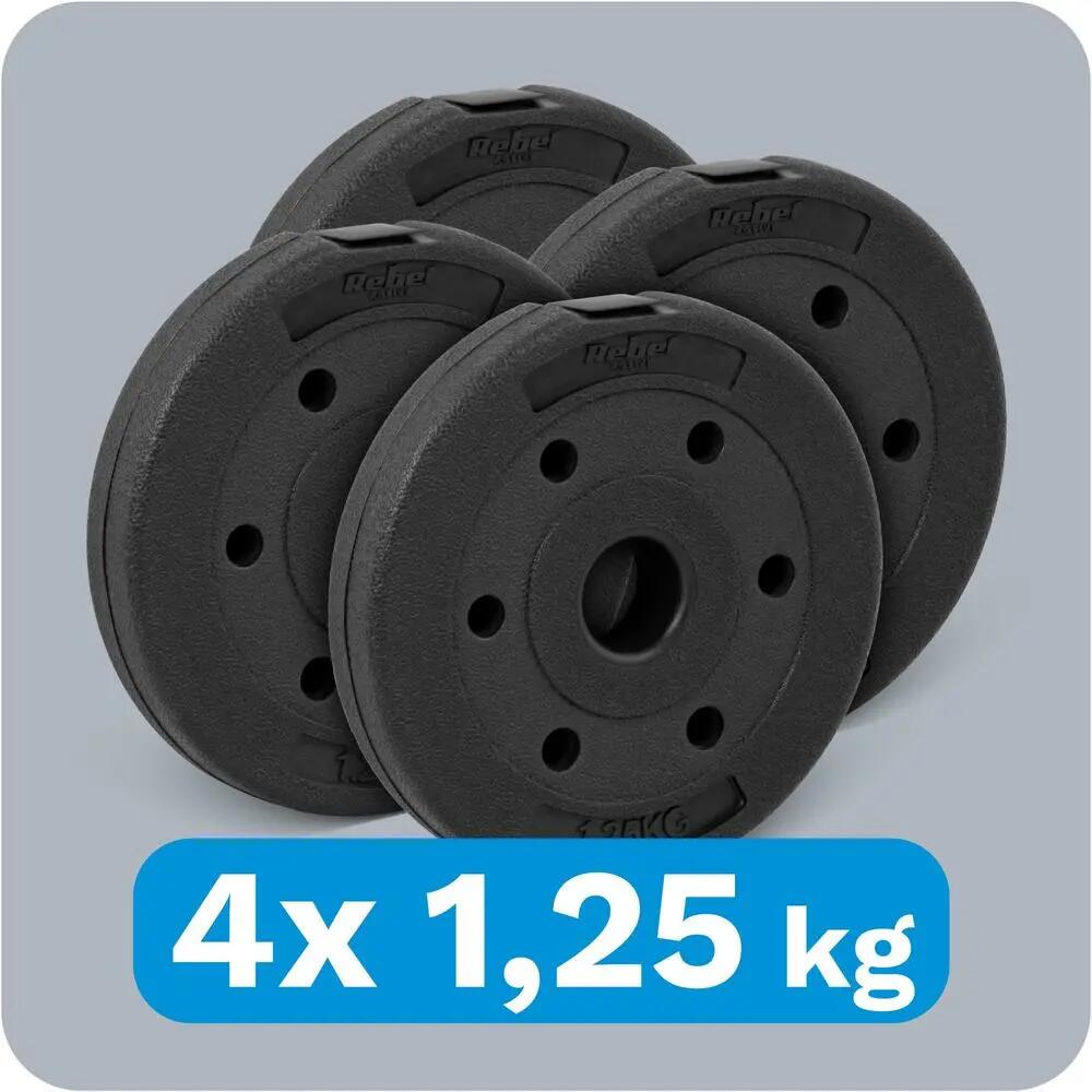 Obciążenie bitumiczne zestaw obciążeń 4x1.25kg 5kg 31mm talerze Rebel 5/7