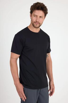 Relax - Koszulka z 100% Wełny Merino (170 g/m²- Piqué) S, Czarny