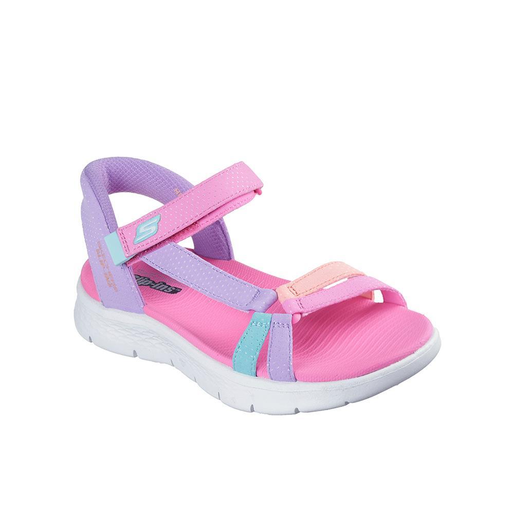 Sandálias Skechers Menina Go Walk Flex - Lots Of Sol Multicoloridas 2/4