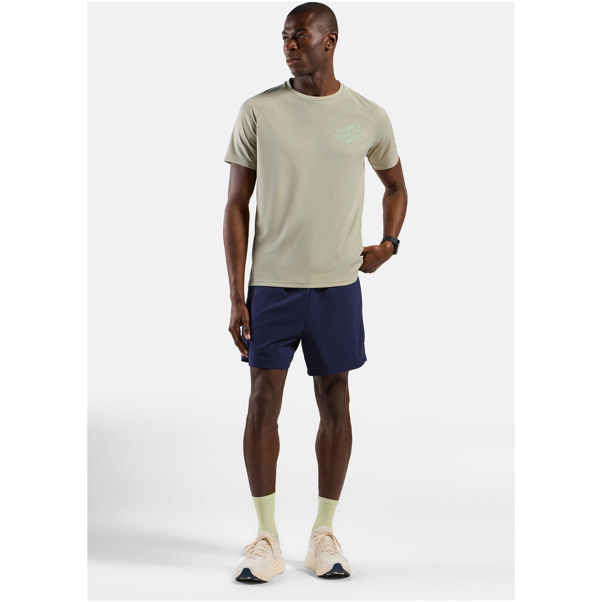 Odlo Essentials Print Jersey met korte mouwen Grijs 3/6