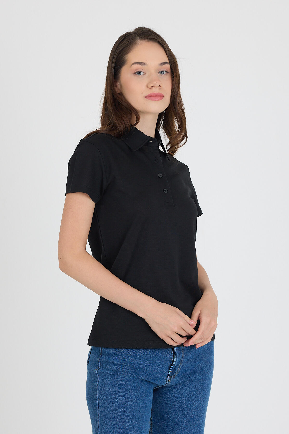 Koszulka Polo Damska 100% Merino Woolona 3/7