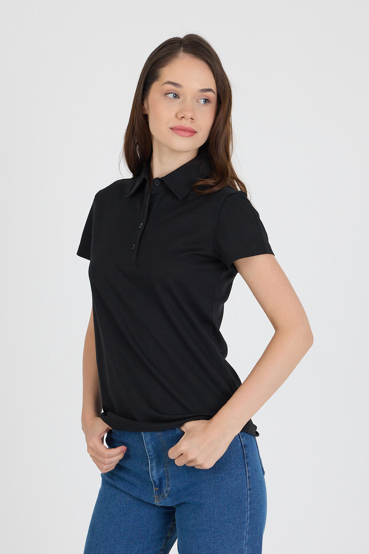 Koszulka Polo Damska 100% Merino Woolona 6/7