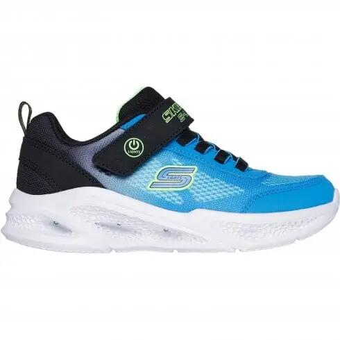 Sapatilhas Desportivas Infantis Skechers 401495L_BKBL Azul com Fecho Adesivo 7/7