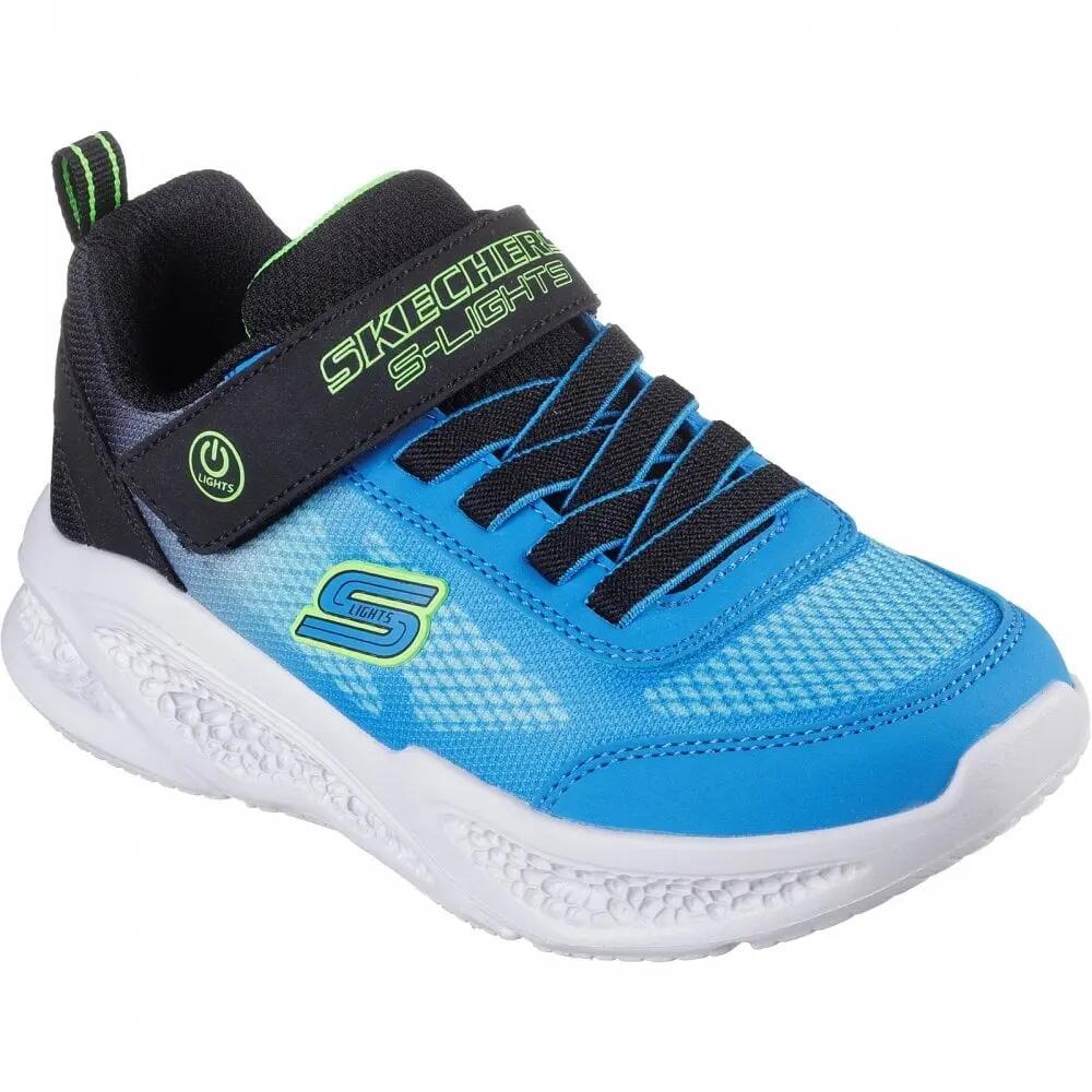 Sapatilhas Desportivas Infantis Skechers 401495L_BKBL Azul com Fecho Adesivo 6/7
