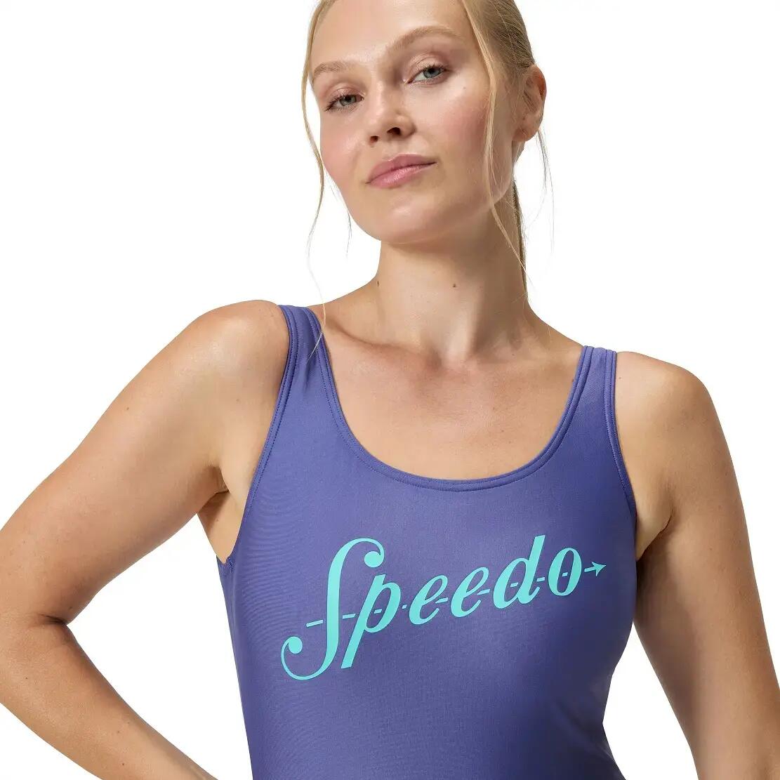 Fato de banho mulher Speedo Logo Deep U-Back 3/7
