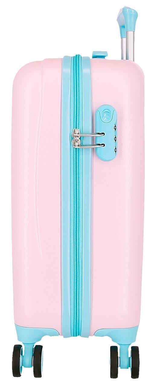 Maleta de cabina ABS rígida niña Disney Heart Stitch 33L rosa 5/5