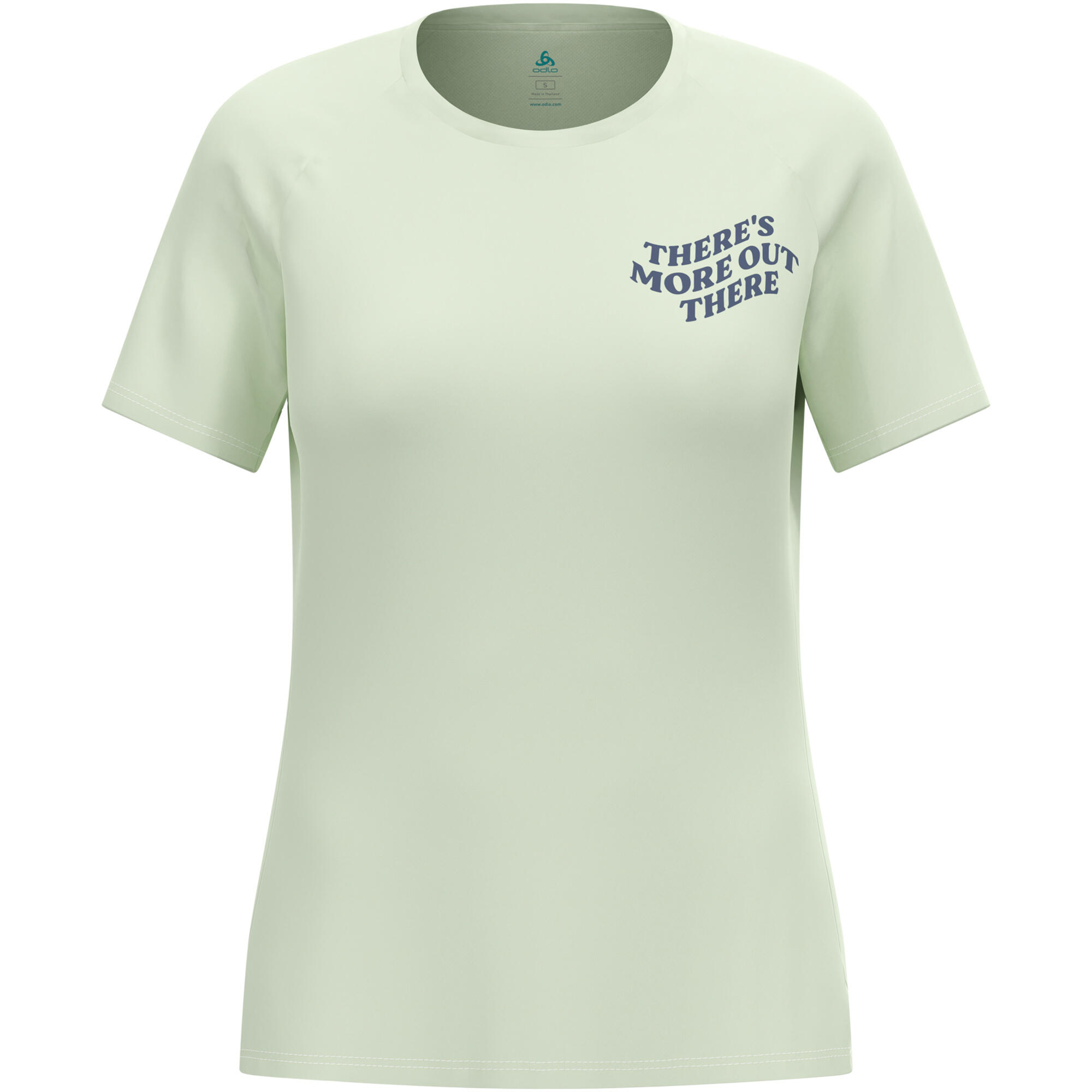 Odlo Essential Print Maglia a maniche corte da donna verde 5/6