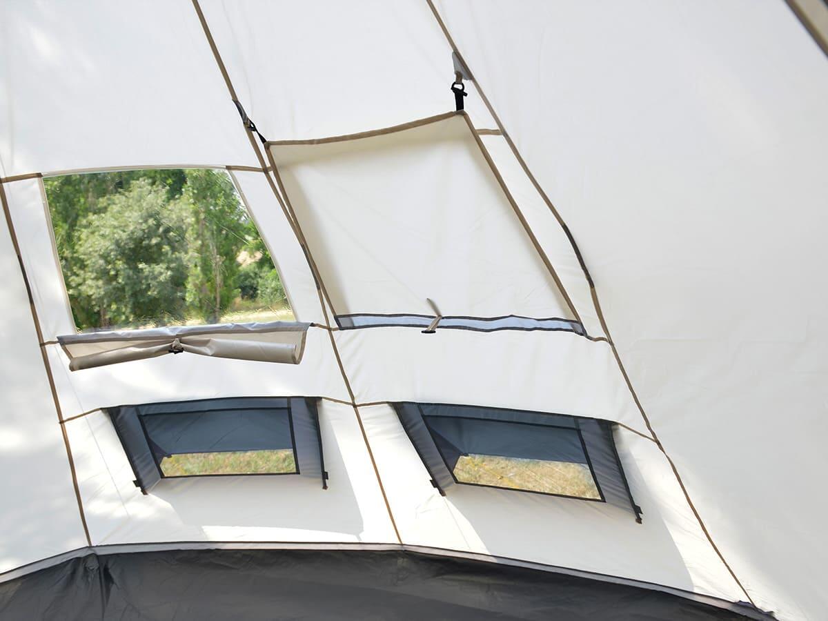 Tipi Zelt Goathi 365 Protect - Campingzelt - eingenähter Zeltboden 5/7