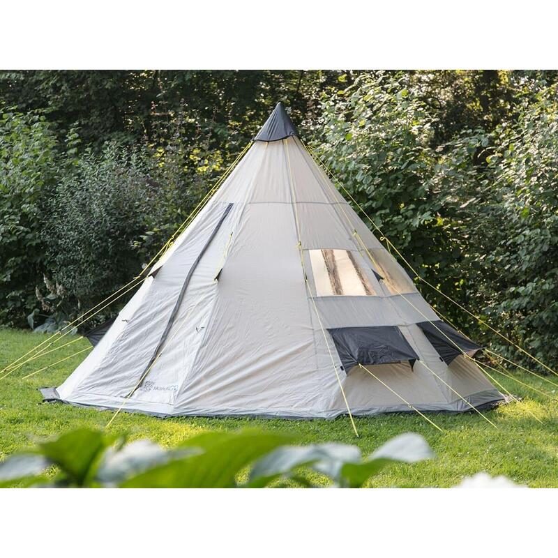 Tente de camping Tipi Goathi 365 Protect - 6 Pers - Hauteur 2,50m - Sol cousu