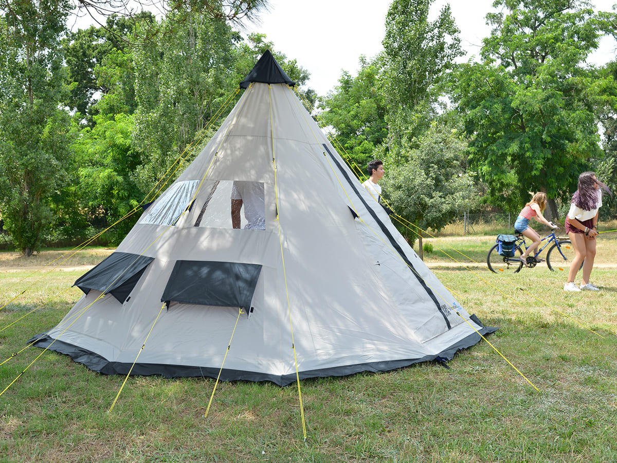 Tipi Zelt Goathi 365 Protect - Campingzelt - eingenähter Zeltboden 6/7
